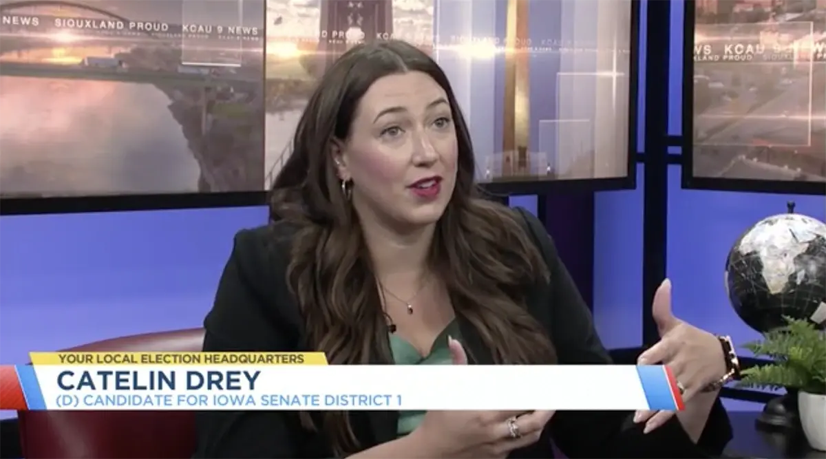 KCAU interviews Catelin Drey for upcoming special election